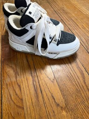 AMIRI Black and Tan Sneakers